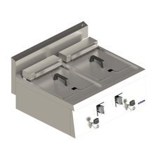 647SEF870.jpg Seamac 700 Seri SEF870 İkili Fritöz, 80x70x30 cm, Elektrikli - Görsel 1