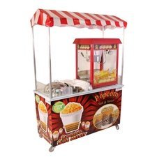 6881011.jpg Cemko 1011 Bahçelievler Patlamış Mısır ve Bardakta Mısır Arabası, 60x120x190 cm - Görsel 1