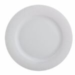 Porland Lara Beyaz Düz Tabak 25 cm 6 Adet