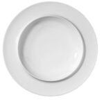 Kütahya Porselen ALA28CK Ala Dekorsuz Çukur Tabak 28 cm 6'lı