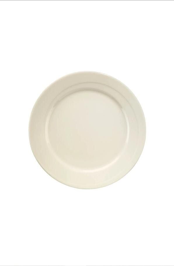 PKT-104BNHRCL18DU.jpeg Kütahya Porselen Bone Horeca Lıne 18 cm Düz Tabak 12'li - Görsel 1
