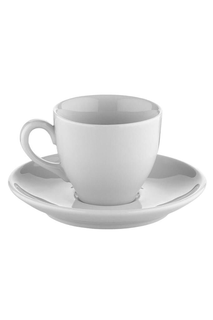 PKT-104LM01KT.jpeg Kütahya Porselen Lima Kahve Fincan Tabağı 6'lı - LM01KT00 - Görsel 1