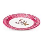 Külsan Thermoset Baby Life Bebek Tabağı, 19 cm, Pembe 6 Adet