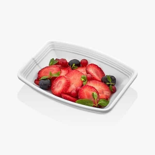 PKT-115KUL5412PW.jpeg Külsan Thermoset Nora Kare Kayık Tabak, 12x8.5 cm, 6 Adet, Beyaz - Görsel 1