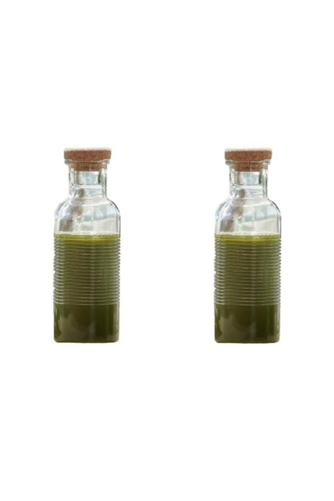 PKT-80352.jpeg Paşabahçe Hoop Mantar Kapaklı Şişe 2' Li Set 1030 cc - Görsel 1