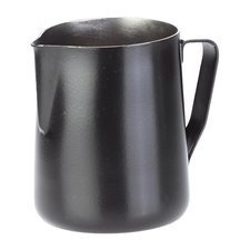 006GRV041SIYAH.jpg Biradlı GRV-041 Süt Potu Pitcher, 1000 ml, Siyah - Görsel 1