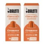 Bialetti Cremoso Nespresso Uyumlu Kapsül Kahve, 2x10 Adet