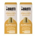 Bialetti Raffinato Nespresso Uyumlu Kapsül Kahve, 2x10 Adet