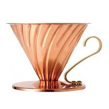 205VDPC02CP.jpg Hario VDPC-02CP V60 02 Dripper, Bakır - Görsel 1