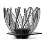 Hario VDSU-02-TB V60 Suiren Dripper, Şeffaf Siyah