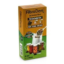 493S13.jpg FiltroDem S 1-3 Fincan Çay Demleme Poşeti, 80 Adet - Görsel 1