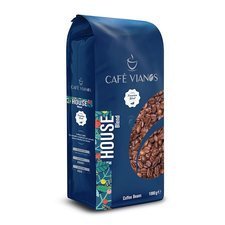 505HBLCB100.jpg Cafe Vianos House Blend Çekirdek Kahve, 1000 gr - Görsel 1